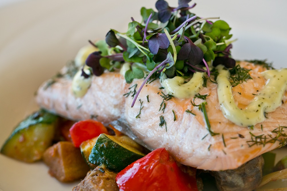 Poached Atlantic Salmon - The Waterview